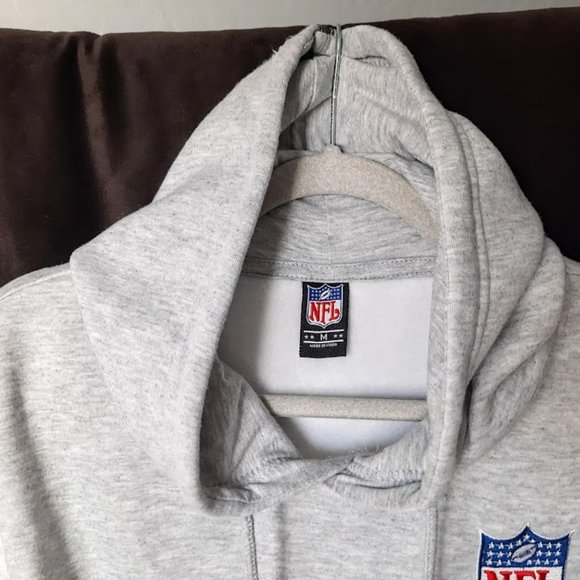 NFL Team Apparel, Medium grey hooded sweatshirt - Picture 4 of 16